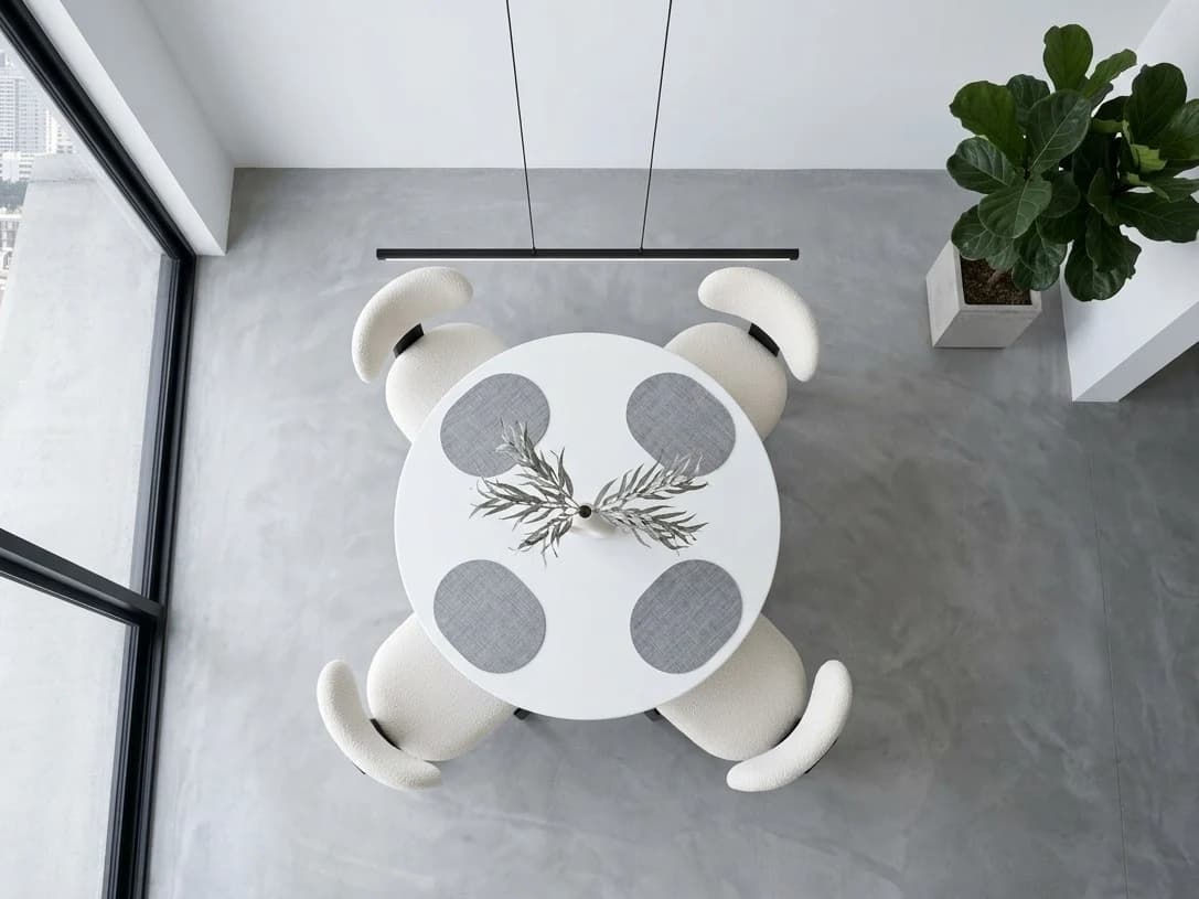 Prose Round Dining Set 4 - Furniture Place Kenya