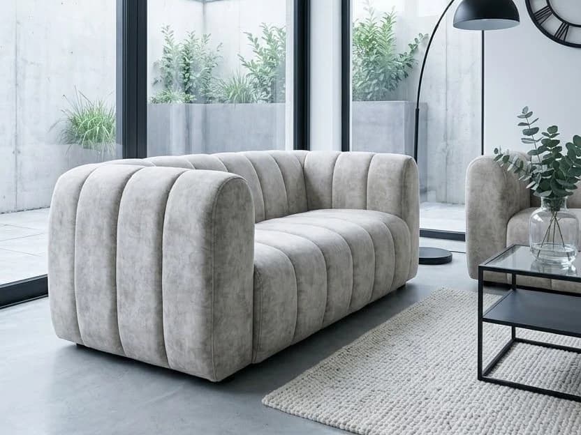 Channel-Tufted Sofa Set 4 - Furniture Place Kenya
