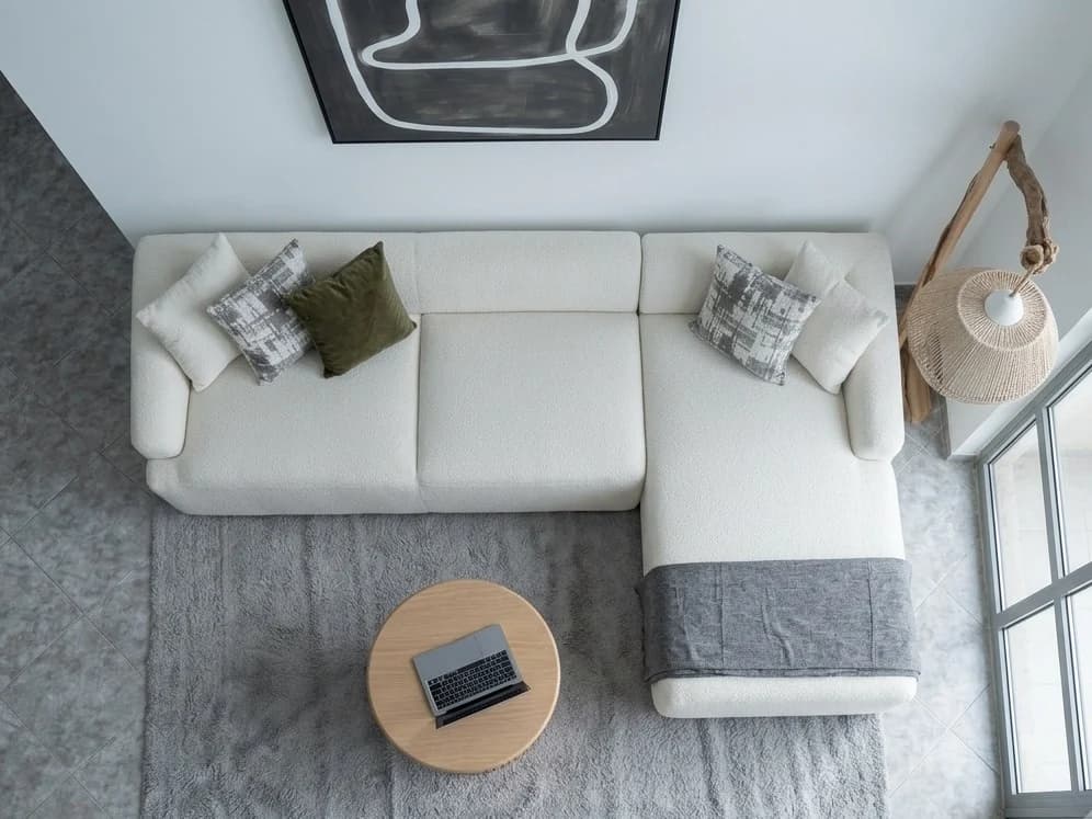Leaning boy L-Shaped Sectional Sofa 3 - Furniture Place Kenya