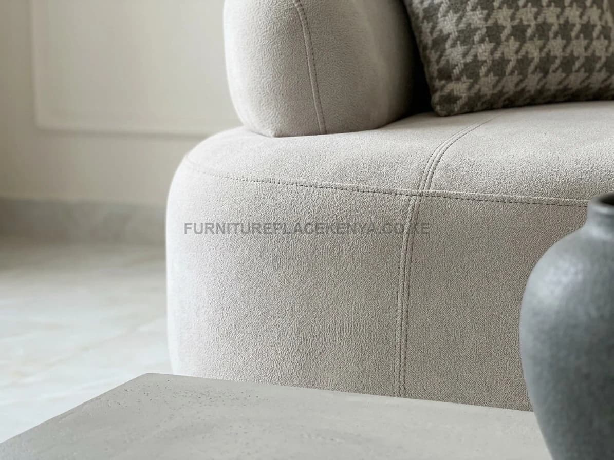 Luna Curved Sectional Sofa 4 - Furniture Place Kenya