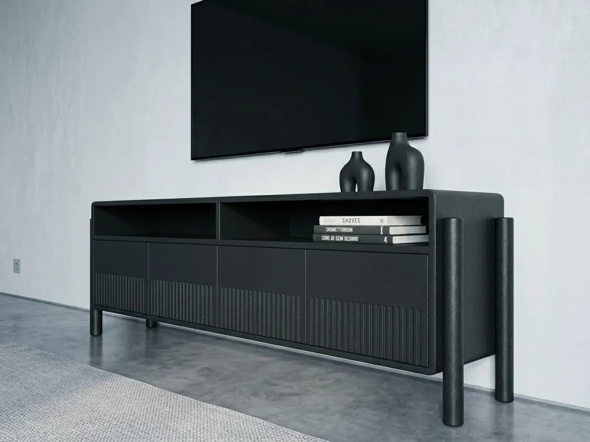 Long Foot Ridged TV Stand 1 - Furniture Place Kenya