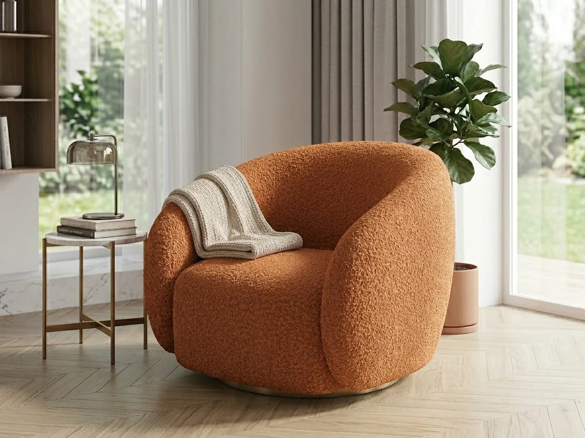 Barrel Accent Chair 1 - Furniture Place Kenya