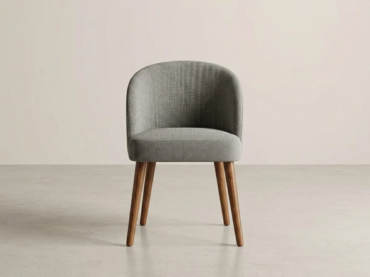 Curved Back Upholstered Dining Chair 2 - Furniture Place Kenya