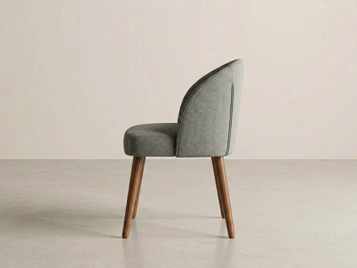 Curved Back Upholstered Dining Chair 3 - Furniture Place Kenya