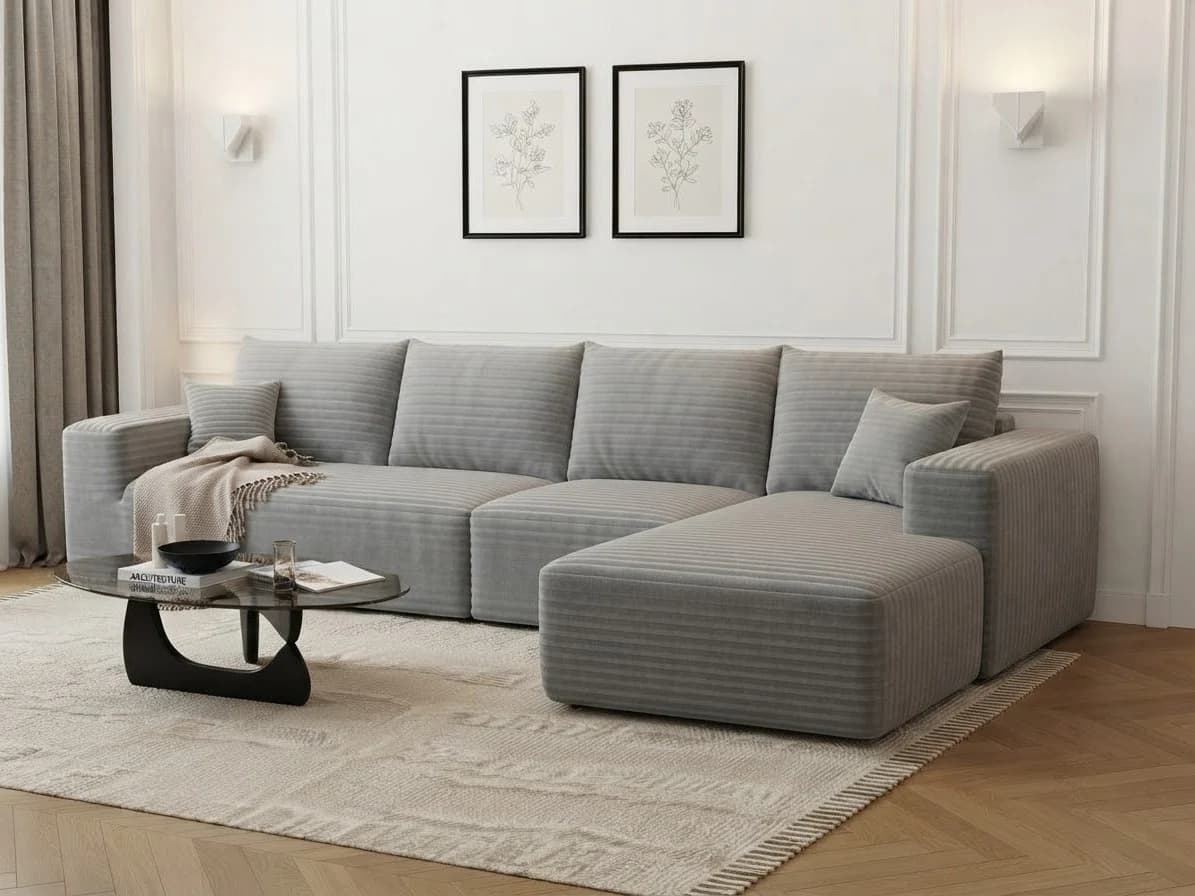 Prose L-Shaped Sectional Sofa 2 - Furniture Place Kenya