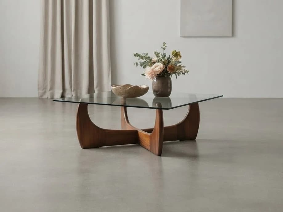 Crest Glass-Top Coffee Table 1 - Furniture Place Kenya
