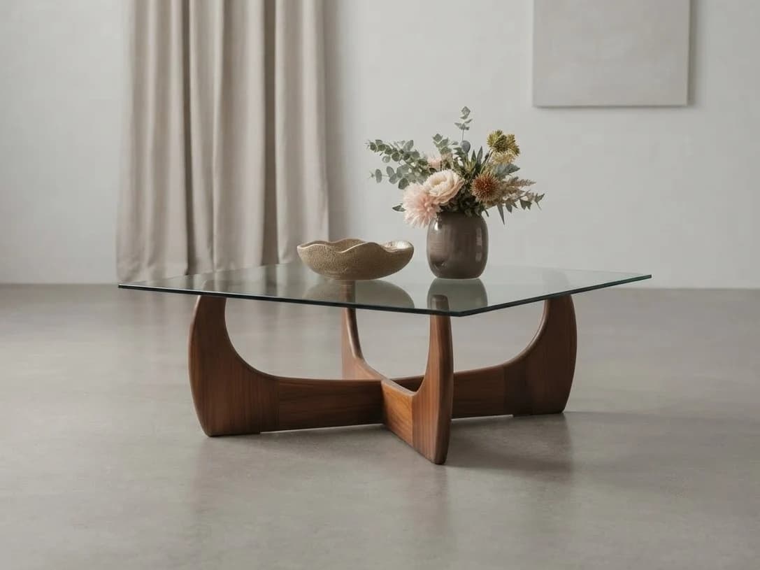 Crest Glass-Top Coffee Table 2 - Furniture Place Kenya