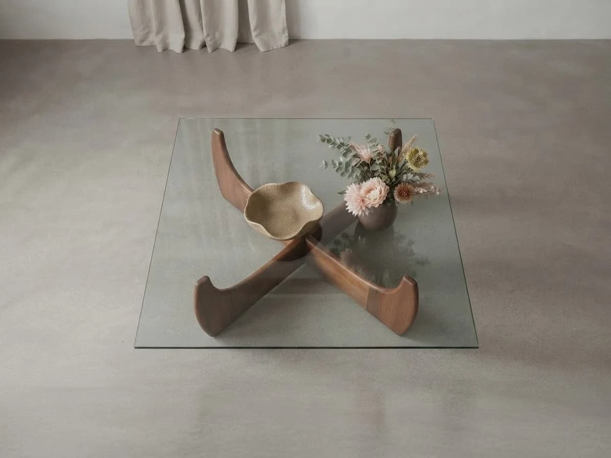 Crest Glass-Top Coffee Table 3 - Furniture Place Kenya
