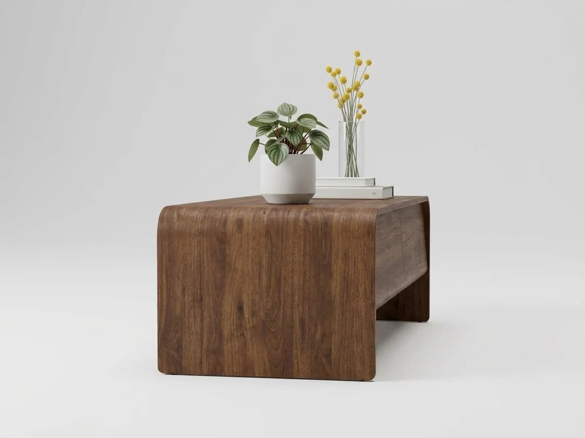 Cedar Waterfall Coffee Table 3 - Furniture Place Kenya