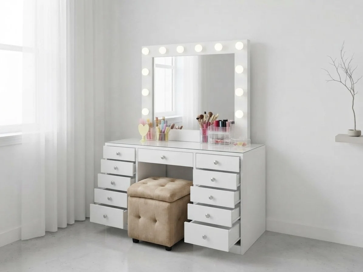 Lumiere Hollywood Dressing Table 1 - Furniture Place Kenya