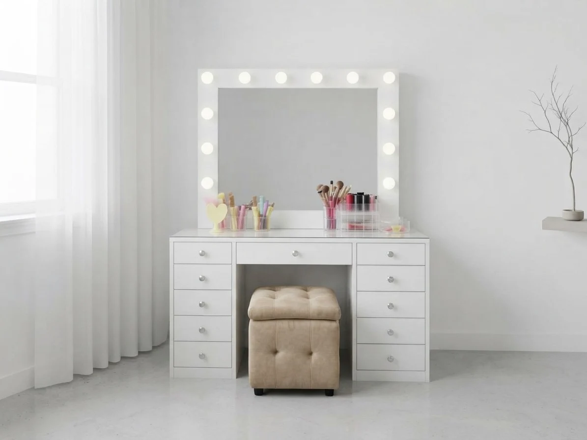 Lumiere Hollywood Dressing Table 2 - Furniture Place Kenya