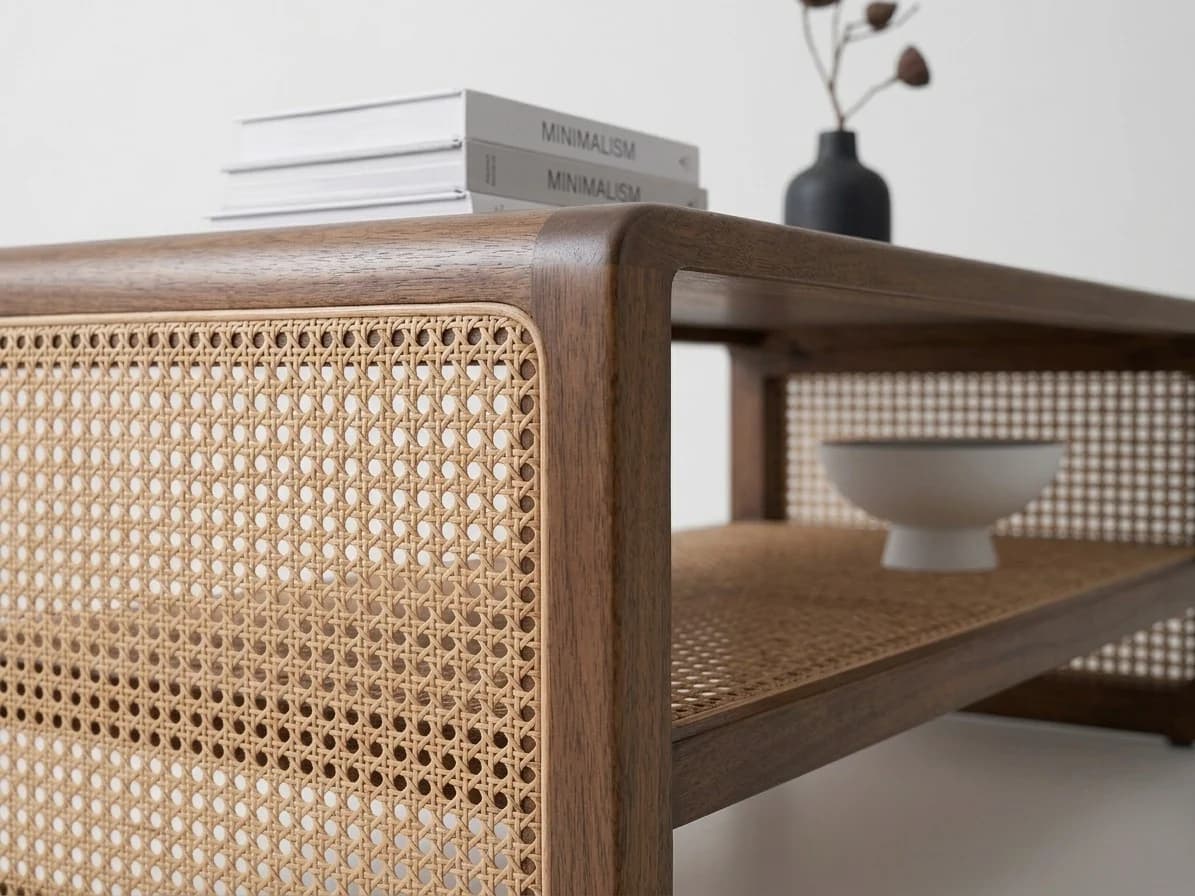 Haven Cane Coffee Table 4 - Furniture Place Kenya